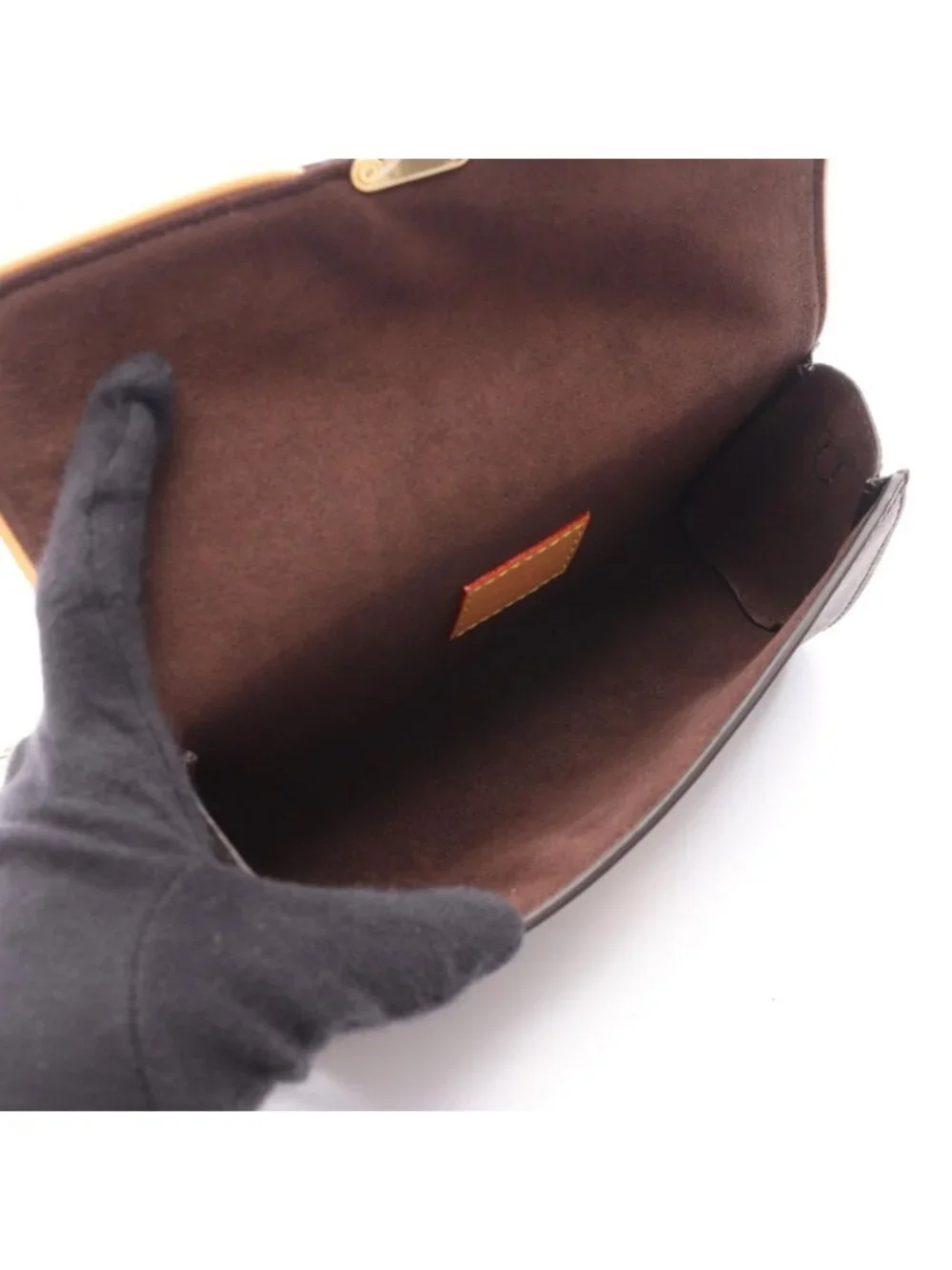 Louis Vuitton Shoulder Bag Pochette Camille Canvas Leather